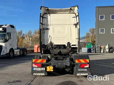 Dragbil Scania R450 4x2 LD / Mega  -2018 | Fulluftad | Höj/sänkbar vändskiva Vorlandi