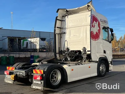 Dragbil Scania R450 4x2 LD / Mega  -2018 | Fulluftad | Höj/sänkbar vändskiva Vorlandi