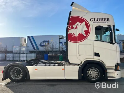 Dragbil Scania R450 4x2 LD / Mega  -2018 | Fulluftad | Höj/sänkbar vändskiva Vorlandi