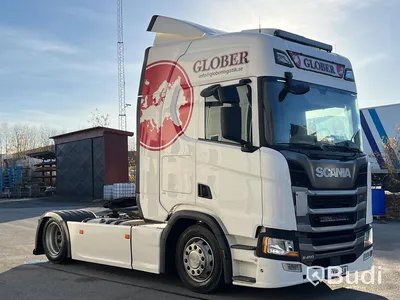 Dragbil Scania R450 4x2 LD / Mega  -2018 | Fulluftad | Höj/sänkbar vändskiva Vorlandi