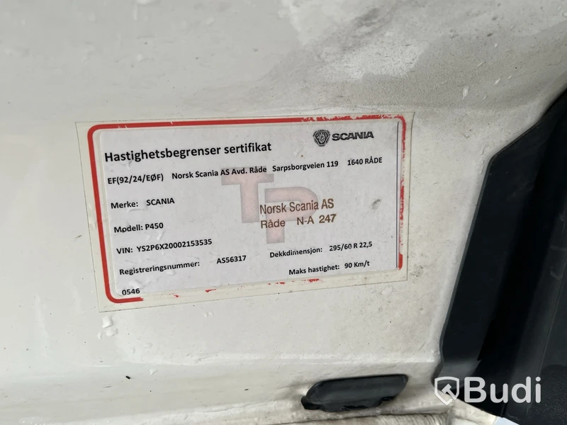 Dragbil Scania P450 6x2 -2019 | Nybesiktigad