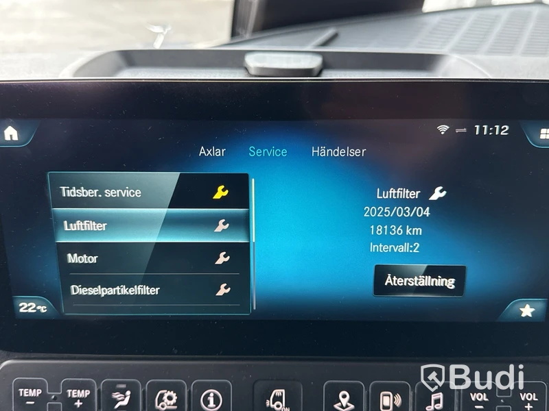 Dragbil Mercedes-Benz Actros 2545 -2019 | Pusher Axel | Parabel luftdämpning