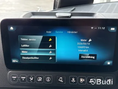 Dragbil Mercedes-Benz Actros 2545 -2019 | Pusher Axel | Parabel luftdämpning