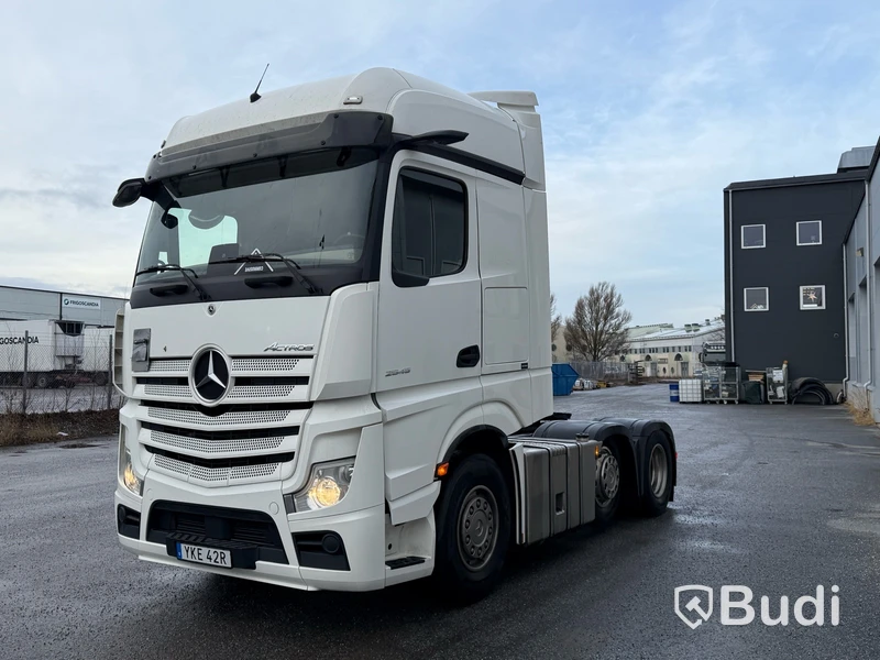 Dragbil Mercedes-Benz Actros 2545, -2019 | Pusher Axel | Parabel luftdämpning