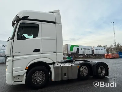 Dragbil Mercedes-Benz Actros 2545, -2019 | Pusher Axel | Parabel luftdämpning