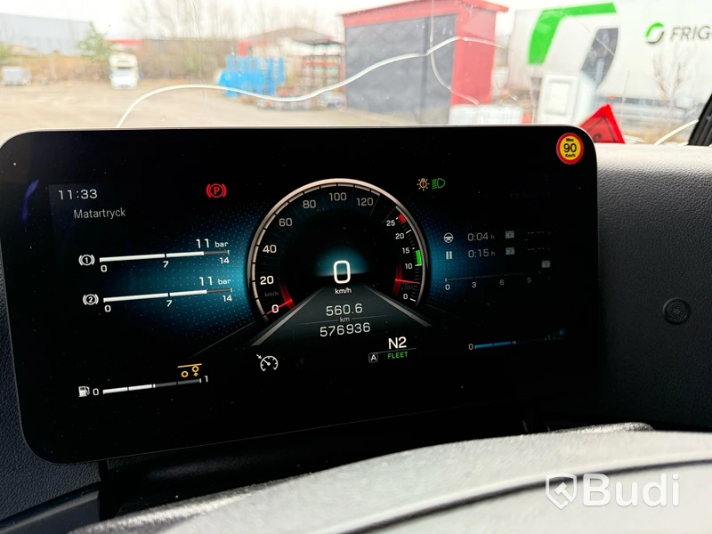 Dragbil Mercedes-Benz Actros 2545, -2019 | Pusher Axel | Parabel luftdämpning