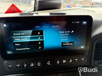 Dragbil Mercedes-Benz Actros 2545, -2019 | Pusher Axel | Parabel luftdämpning