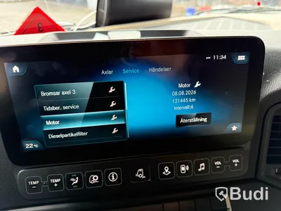 Dragbil Mercedes-Benz Actros 2545, -2019 | Pusher Axel | Parabel luftdämpning