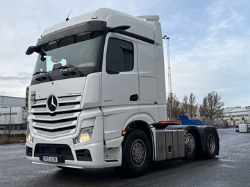 Dragbil Mercedes-Benz Actros 2545, -2019 | Pusher Axel | Parabel luftdämpning