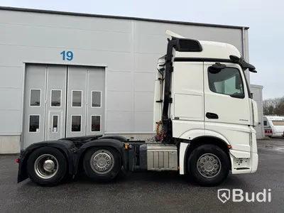 Dragbil Mercedes-Benz Actros 2545, -2019 | Pusher Axel | Parabel luftdämpning