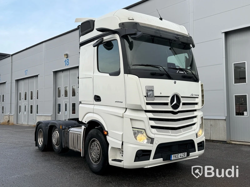 Dragbil Mercedes-Benz Actros 2545, -2019 | Pusher Axel | Parabel luftdämpning