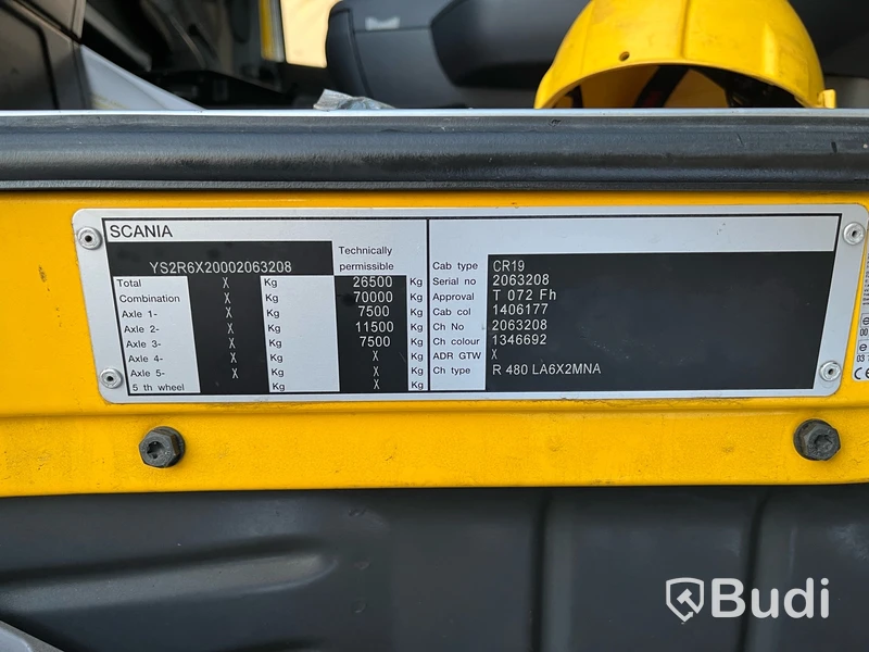 Dragbil Scania R480 6X2 -2011 | Reparationsobjekt