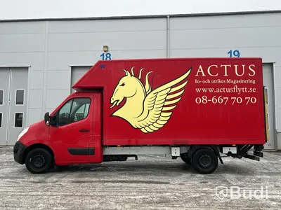 Lätt lastbil Renault Master -2019 | Bakgavellyft | Nybesiktigad