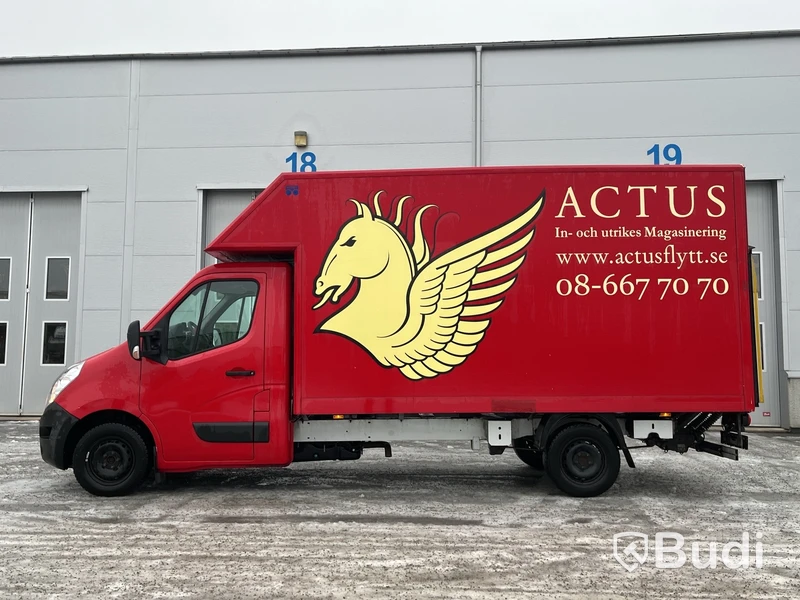 Lätt lastbil Renault Master -2019 | Bakgavellyft | Nybesiktigad