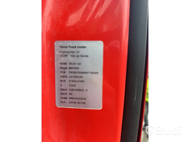Betongbil Volvo FH 8X4 -2015