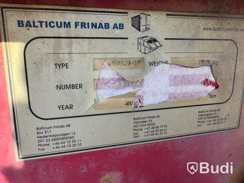 Lastväxlarflak med aluminiumlämmar