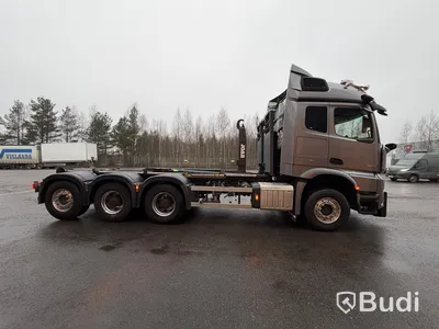 Tridemväxlare Mercedes-Benz Arocs -2022  | JOAB 24 ton | Plogutrustad