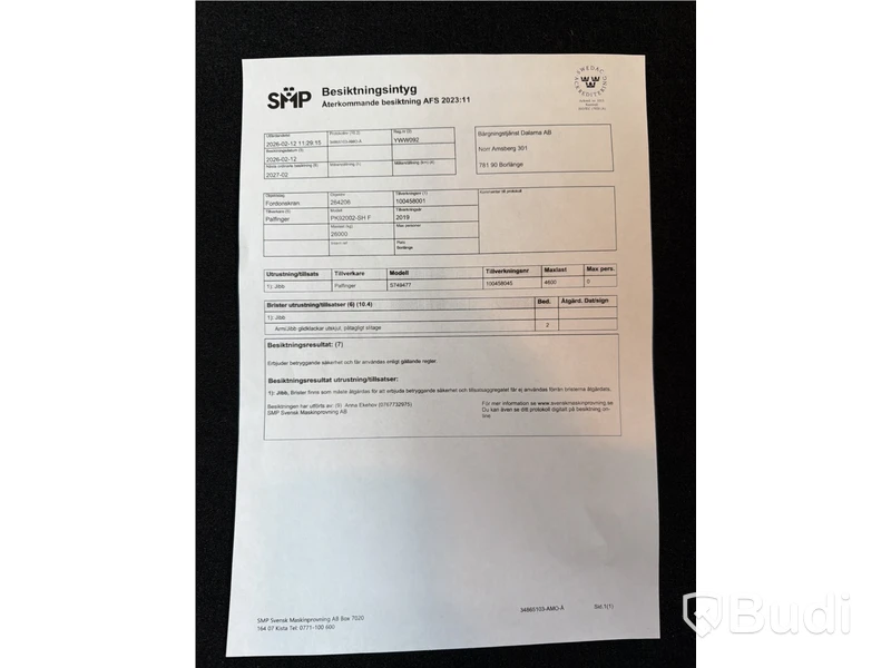 Bodbil Scania R500 8x2 12.7 -2018 | Palfinger PK 92002‑SH F, Jib PJ 170 E