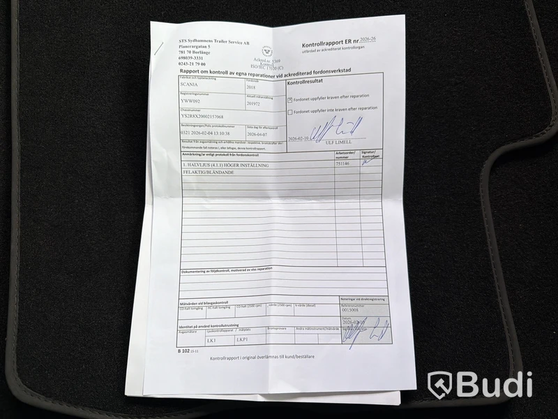 Bodbil Scania R500 8x2 12.7 -2018 | Palfinger PK 92002‑SH F, Jib PJ 170 E