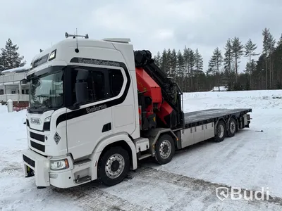 Bodbil Scania R500 8x2 12.7 -2018 | Palfinger PK 92002‑SH F, Jib PJ 170 E