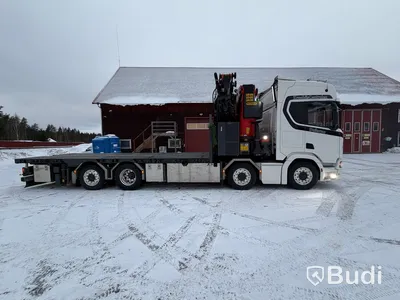Bodbil Scania R500 8x2 12.7 -2018 | Palfinger PK 92002‑SH F, Jib PJ 170 E