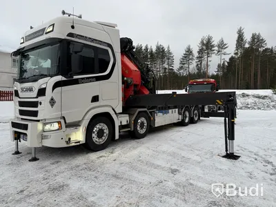 Bodbil Scania R500 8x2 12.7 -2018 | Palfinger PK 92002‑SH F, Jib PJ 170 E