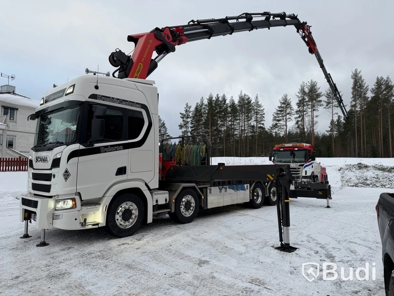 Bodbil Scania R500 8x2 12.7 -2018 | Palfinger PK 92002‑SH F, Jib PJ 170 E