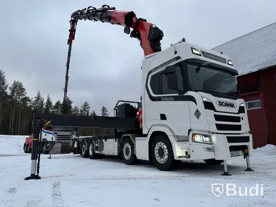 Bodbil Scania R500 8x2 12.7 -2018 | Palfinger PK 92002‑SH F, Jib PJ 170 E