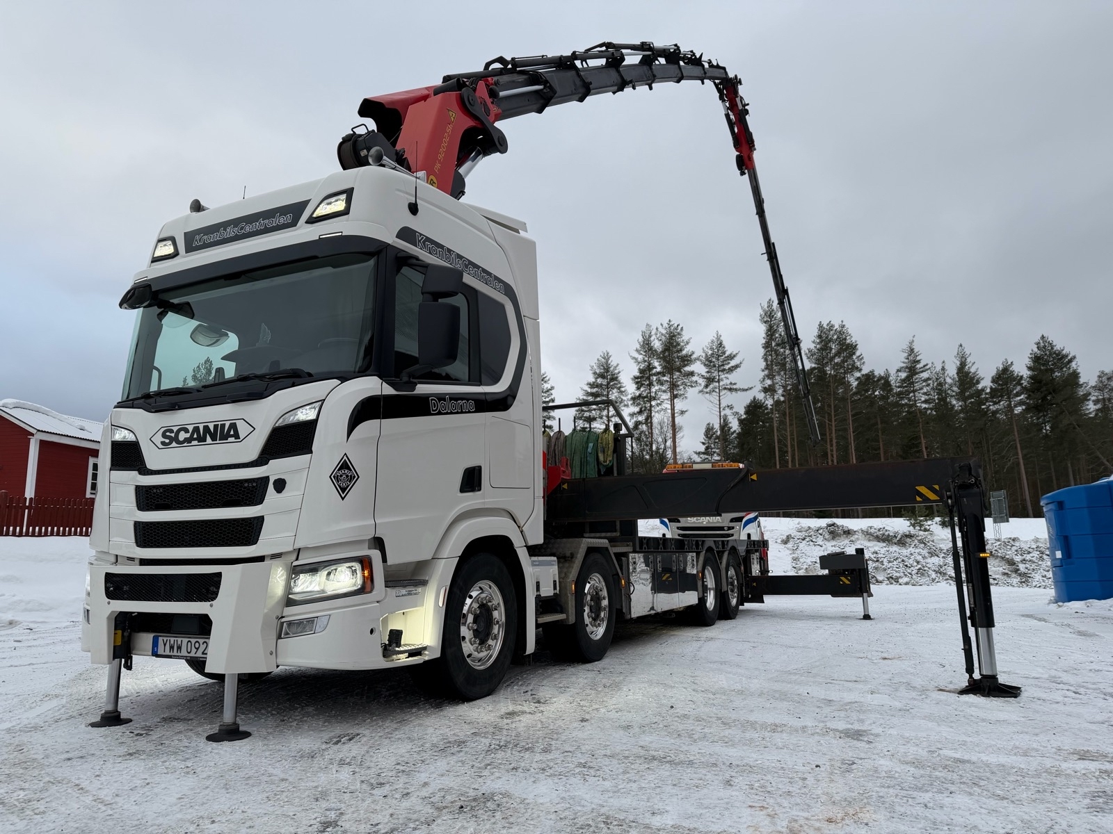 Bodbil Scania R500 8x2 12.7 -2018 | Palfinger PK 92002‑SH F, Jib PJ 170 E