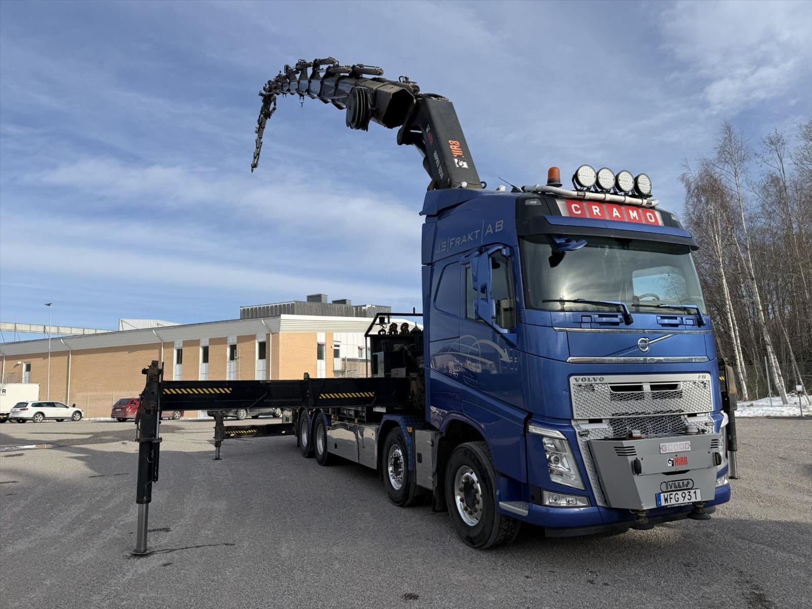 Bodbil Volvo FH 8x4 FH -2014 | HIAB 105T med jibb | Tyllis