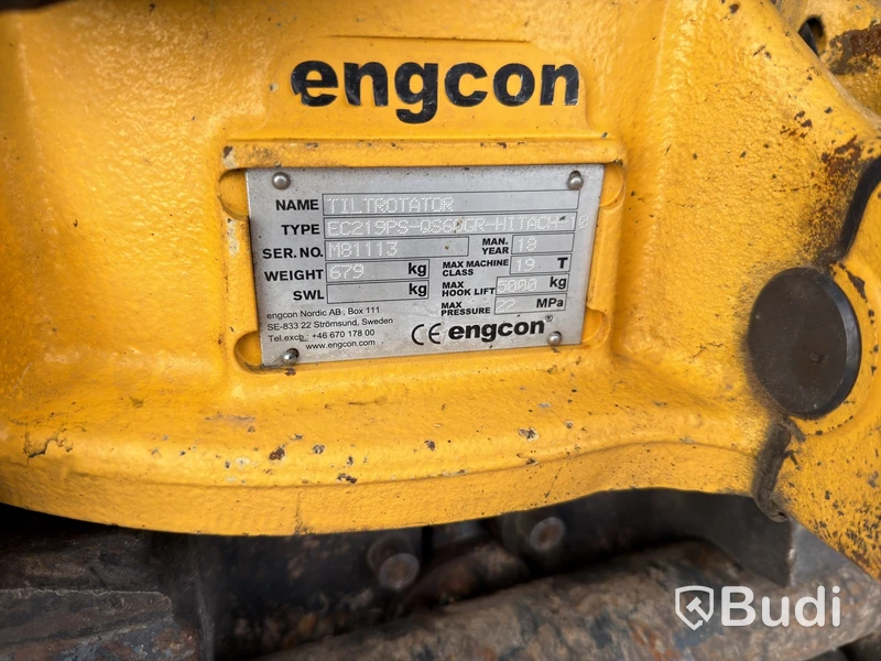 Grävmaskin Hitachi ZX135US-6 -2018 | Engcon