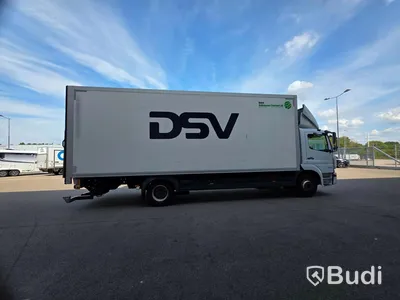 Mercedes-Benz Atego truck, side-opening body