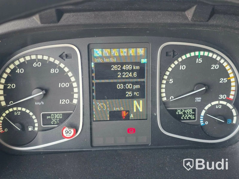 Mercedes-Benz Atego truck, side-opening body