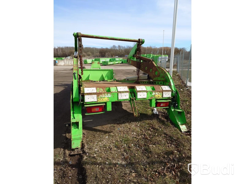 Lastväxlarflak med liftdumper byggnation
