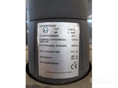 Ledstaplare truck BT SWE 120L -2014