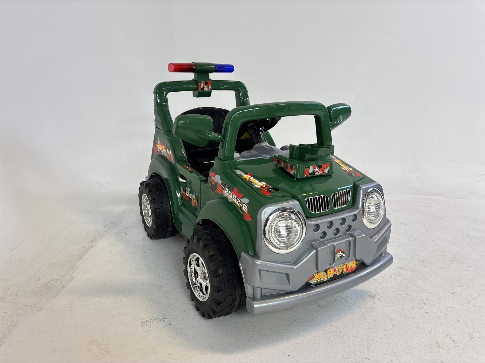 Eldriven leksaksbil, Terrängjeep, grön