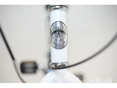 Cykel Svalan, City3, hjul 20 tum, ram 10 tum, vit/blå