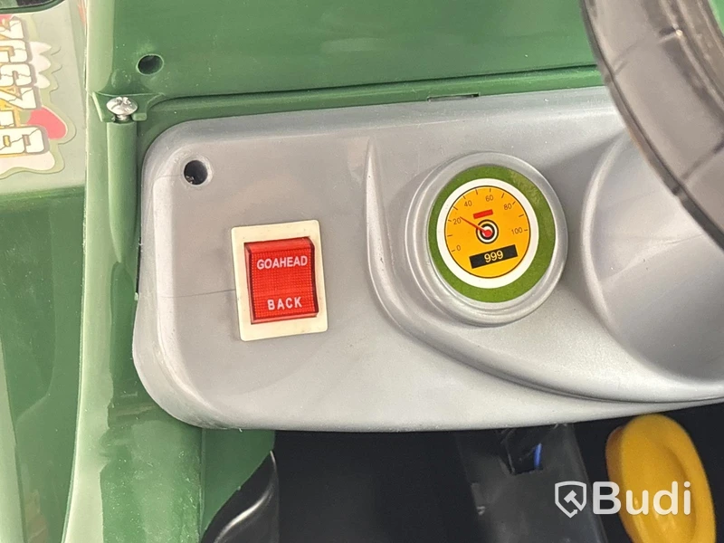 Eldriven leksaksbil, Militärjeep, grön