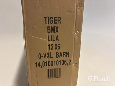Cykel Tiger, BMX, hjul 12 tum, ram 6 tum, lila