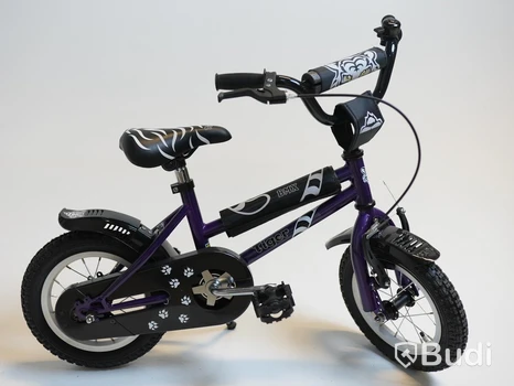 Cykel Tiger, BMX, hjul 12 tum, ram 6 tum, lila