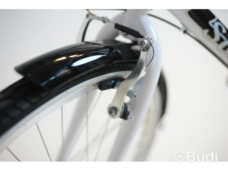 Cykel Svalan, City3, hjul 24 tum, ram 14 tum, vit/svart