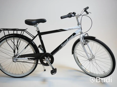Cykel Svalan, City3, hjul 24 tum, ram 14 tum, vit/svart