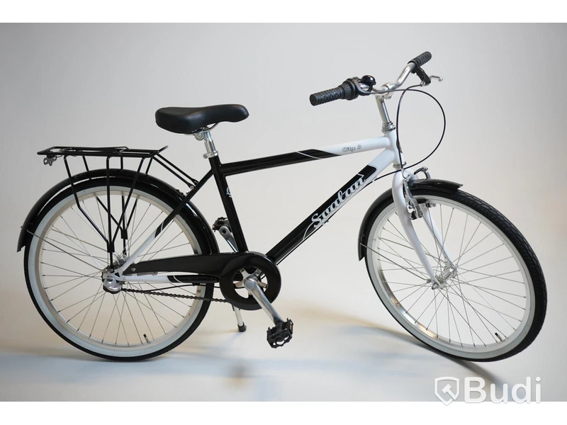 Cykel Svalan, City3, hjul 24 tum, ram 14 tum, vit/svart