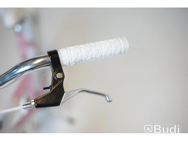 Cykel Svalan, City, hjul 24 tum, ram 14 tum, vit/ljus rosa