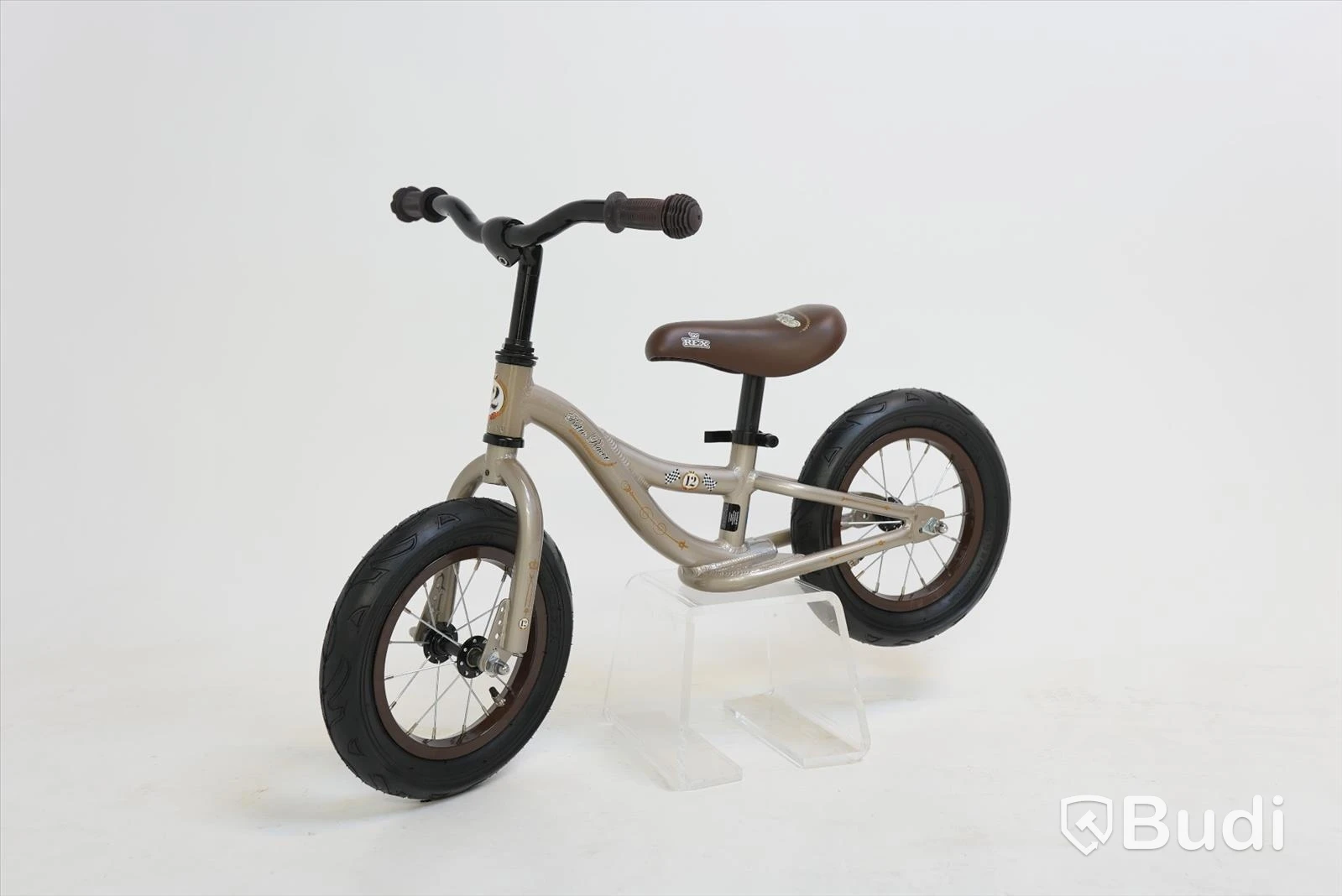 (NEW) Rex Retro Racer balance bike, 12-inch.