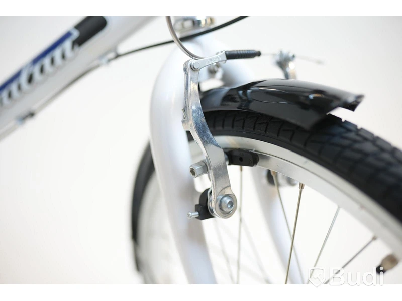 Cykel Svalan, City3, hjul 20 tum, ram 10 tum, vit/blå
