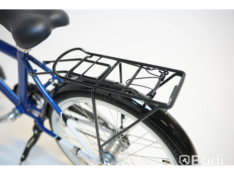 Cykel Svalan, City3, hjul 20 tum, ram 10 tum, vit/blå