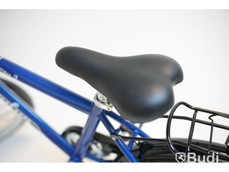 Cykel Svalan, City3, hjul 20 tum, ram 10 tum, vit/blå