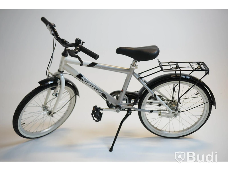 Cykel Svalan, City3, hjul 20 tum, ram 10 tum, vit/silver