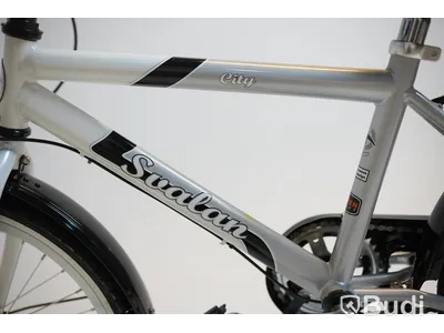 Cykel Svalan, City3, hjul 20 tum, ram 10 tum, vit/silver